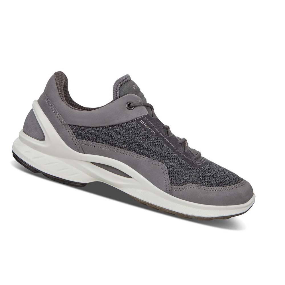 Women\'s Ecco Biom Fjuel Outdoor Sneakers Grey | USA 210AHK